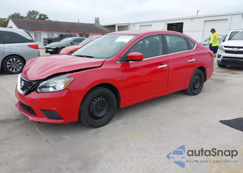 2016 Nissan Sentra Sv z USA, uszkodzony, nr VIN 3N1AB7AP7GL674116